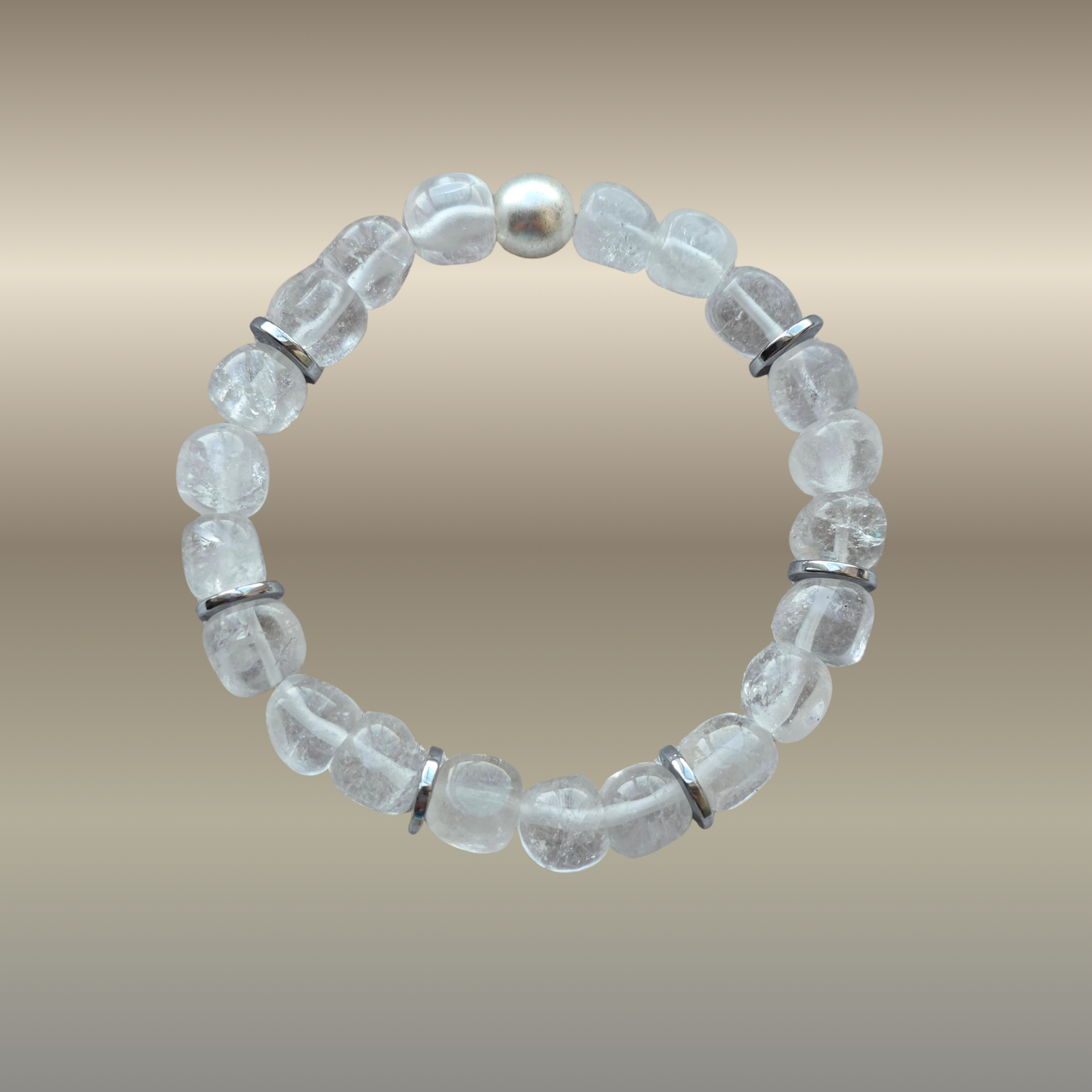 Baltas kvarcas, hematitas | Švaros, išgryninimo ir naujos pradžios energija