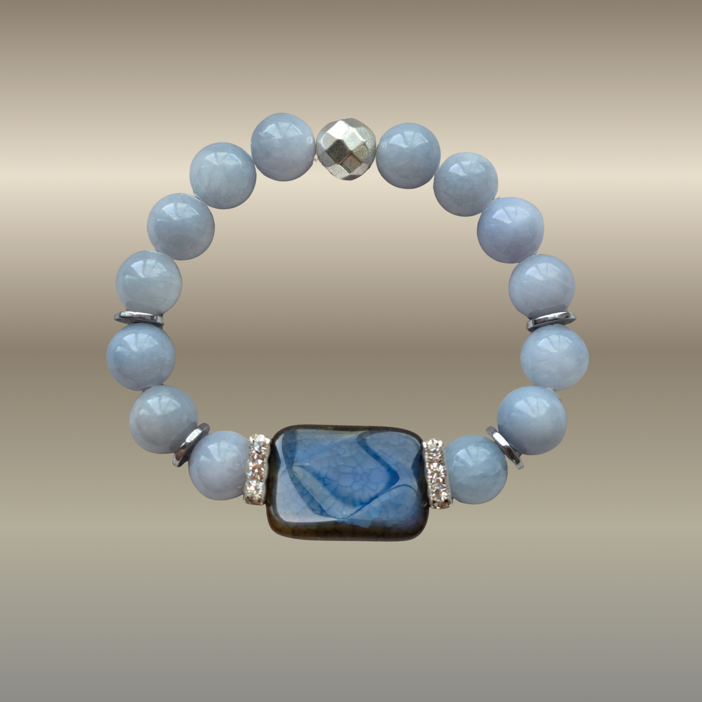 Dvynių aiškios komunikacijos ir vidinės ramybės apyrankė