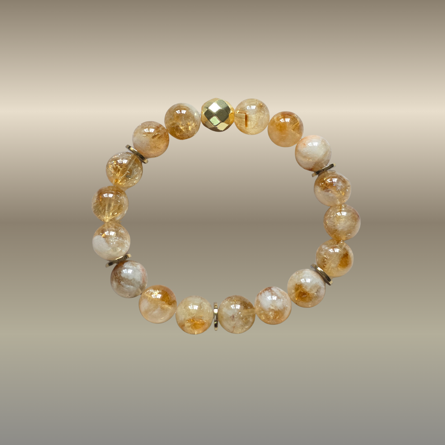 Citrino ir hematito apyrankė – pinigų srautui, pasitikėjimui ir stabilumui