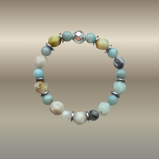 Dvynių vidinės harmonijos ir švelnaus aiškumo apyrankė