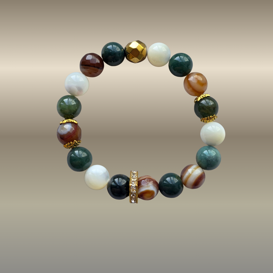 Jaučio stabilumo ir gausos apyrankė