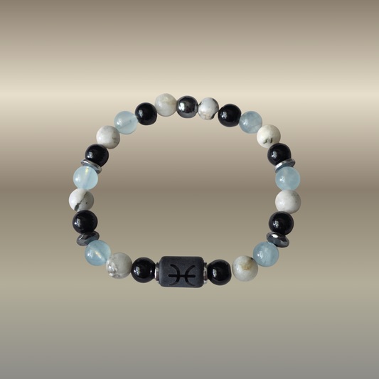 Žuvų emocinės pusiausvyros talismanas apyrankė