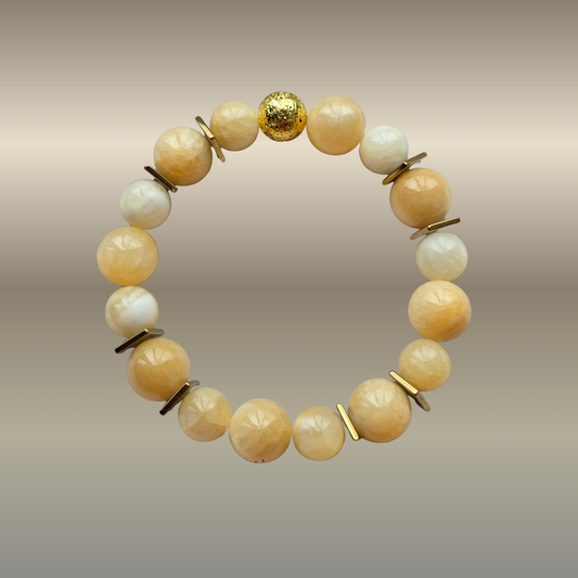 Mergelės stabilumo, aiškumo ir vidinės ramybės apyrankė