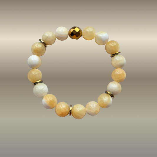 Svarstyklių stabilumo, švelnios energijos ir vidinės pusiausvyros apyrankė