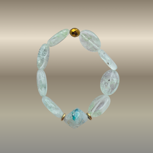 Svarstyklių aiškumo, vidinės ramybės ir energetinio apsivalymo apyrankė